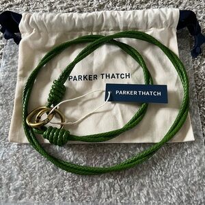 Parker Thatch Leather Rope Crossbody Strap NWT